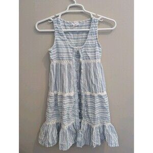 Shabby Chic By Rachel Ashwell Xs Pajamas Nightie Nightgown Cotton Dress Button